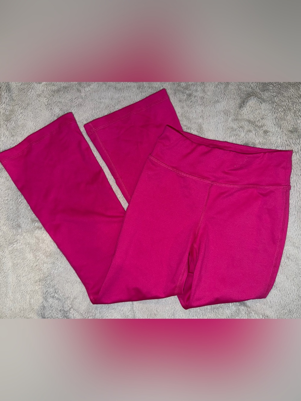 Bright Magenta Active flare Leggings